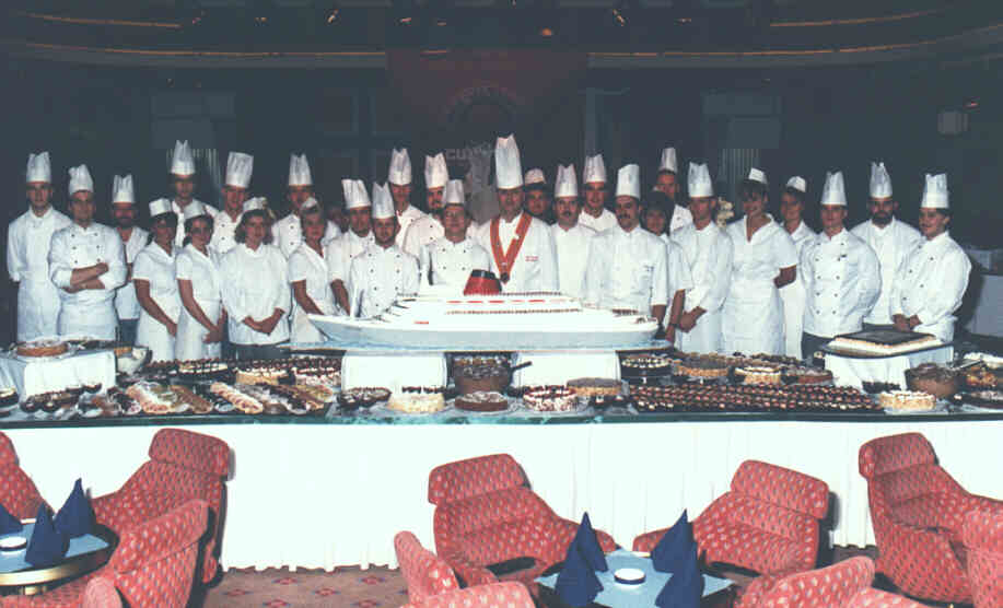 The entire galley staff