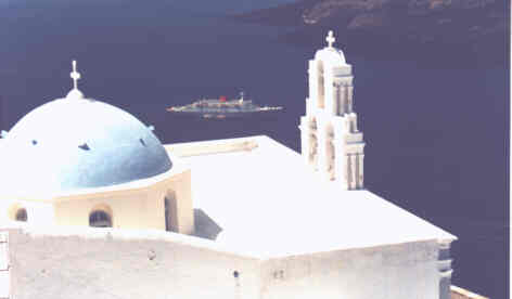In front of Santorin / Greek